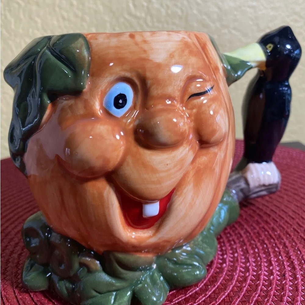 Ceramic Pumpkin Jar  Pottery Gourds Halloween Gifts Centerpiece